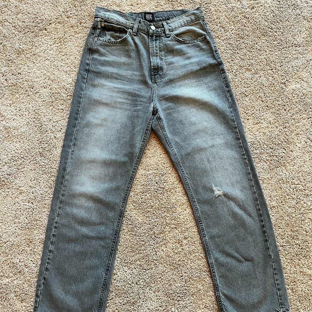 Urban Outfitters BDG High Waisted Cowboy Jeans Black/Gray (Size 29/8)